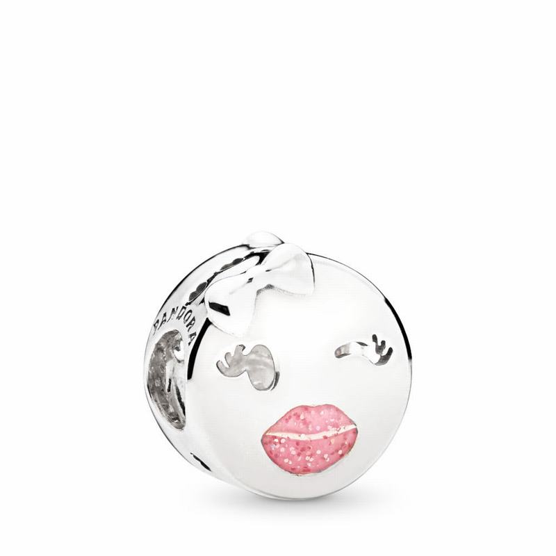 Pandora Playful Wink Charm NZ, Sterling Silver (796054-QZT)